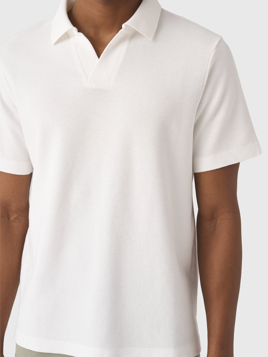 Frame Men's Jacquard Polo - Saint Bernard