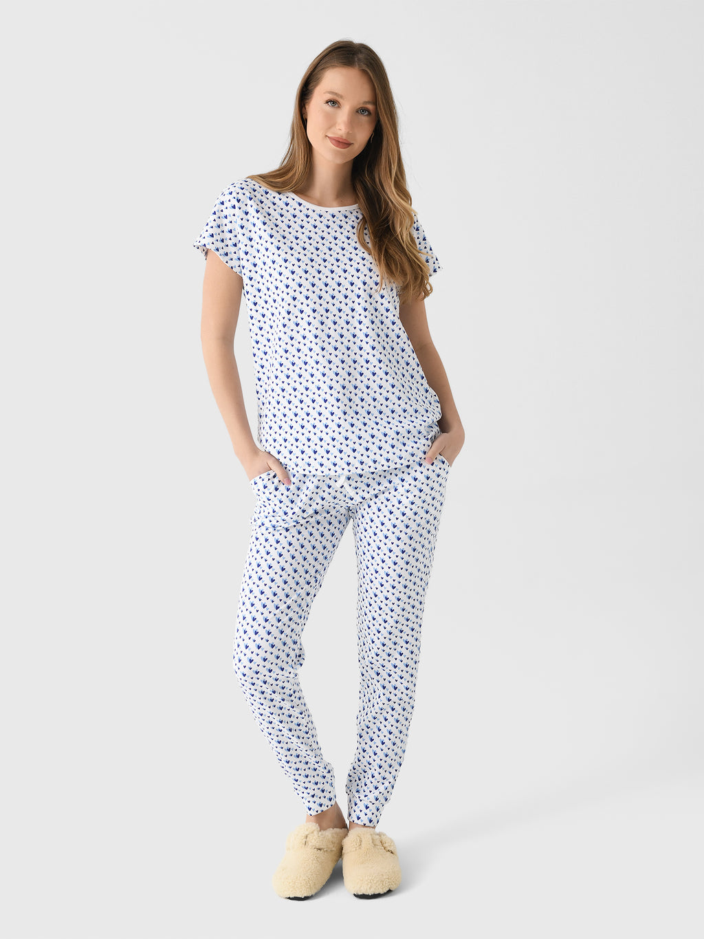 Lila And Hayes Women's Melanie Pajama Set - Saint Bernard