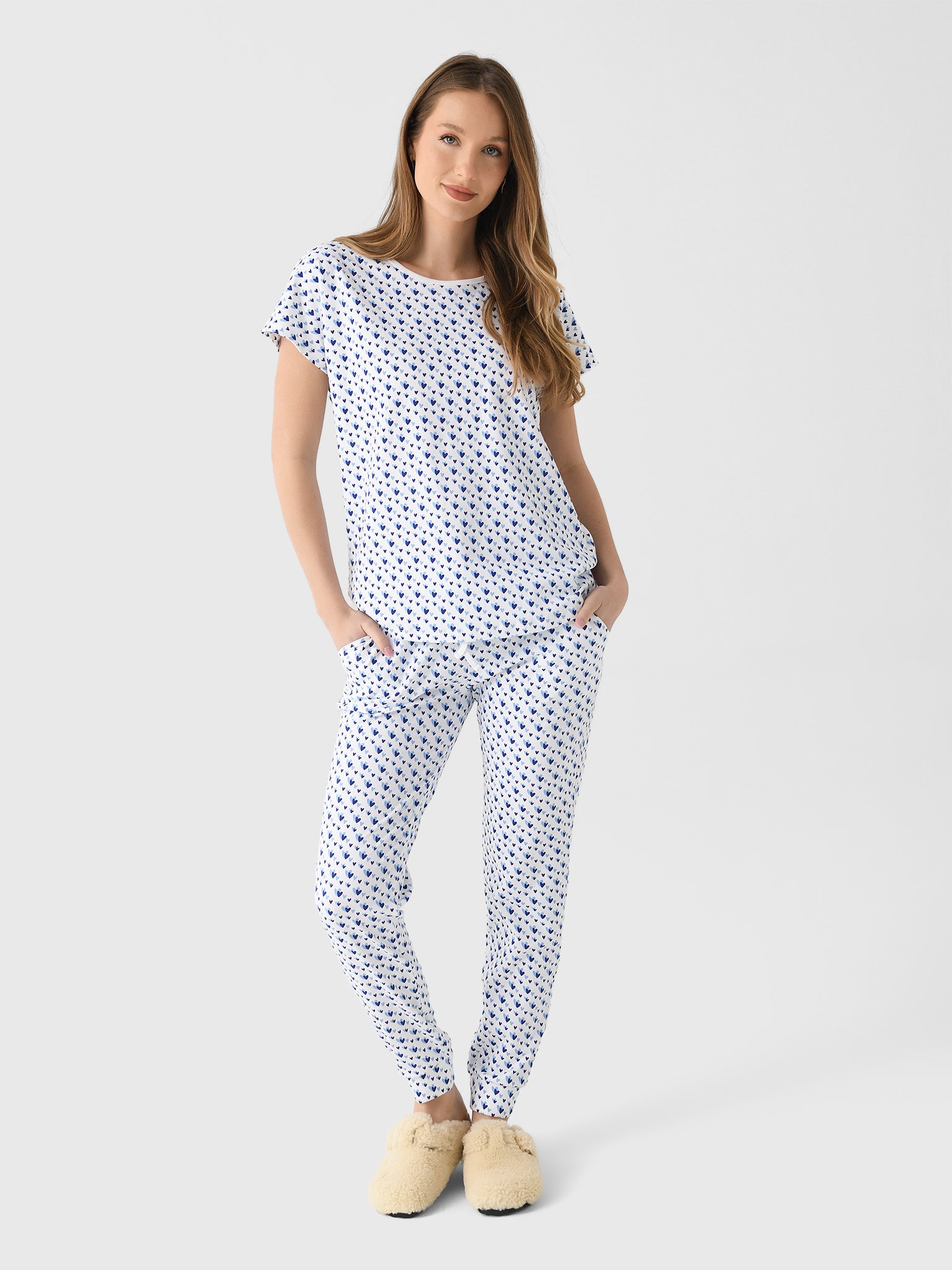 Lila And Hayes Women's Melanie Pajama Set - Saint Bernard