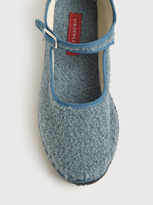 Vibi Venezia Women's Mary Jane Bouclé Flat