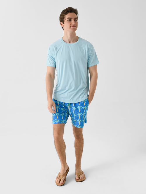 Tom & Teddy Men's Palms Swim Trunk