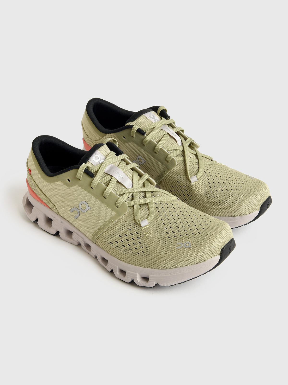 On Cloud X 4 3ME30043082 Sneakers Men\'s 11.5 Caper Salmon Running Shoes TF8599 On Cloud X 4 Caper / Salmon | KicksOnFire main image 4