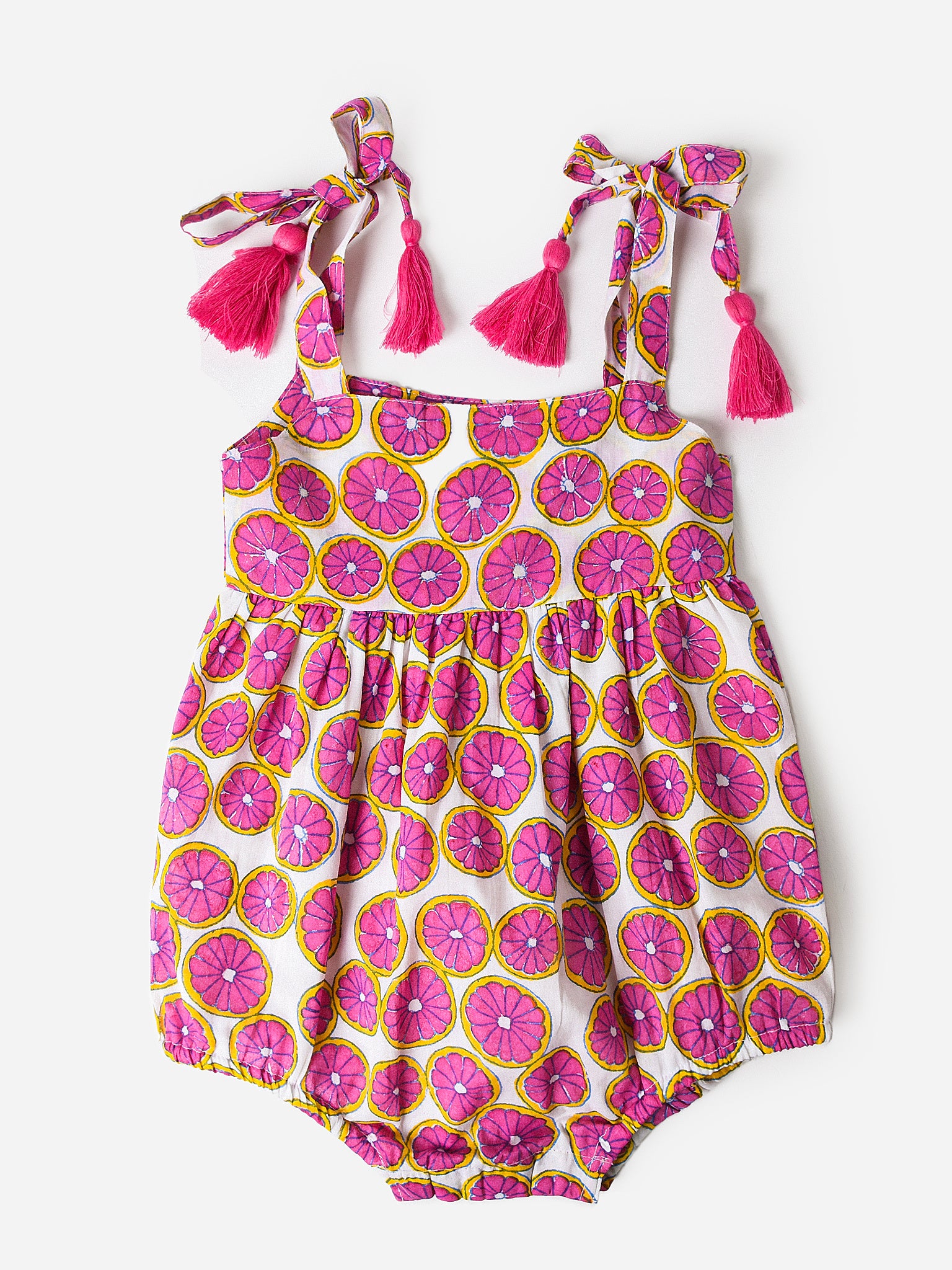 Mer St Barth Baby Girls' Zoe Romper - Saint Bernard