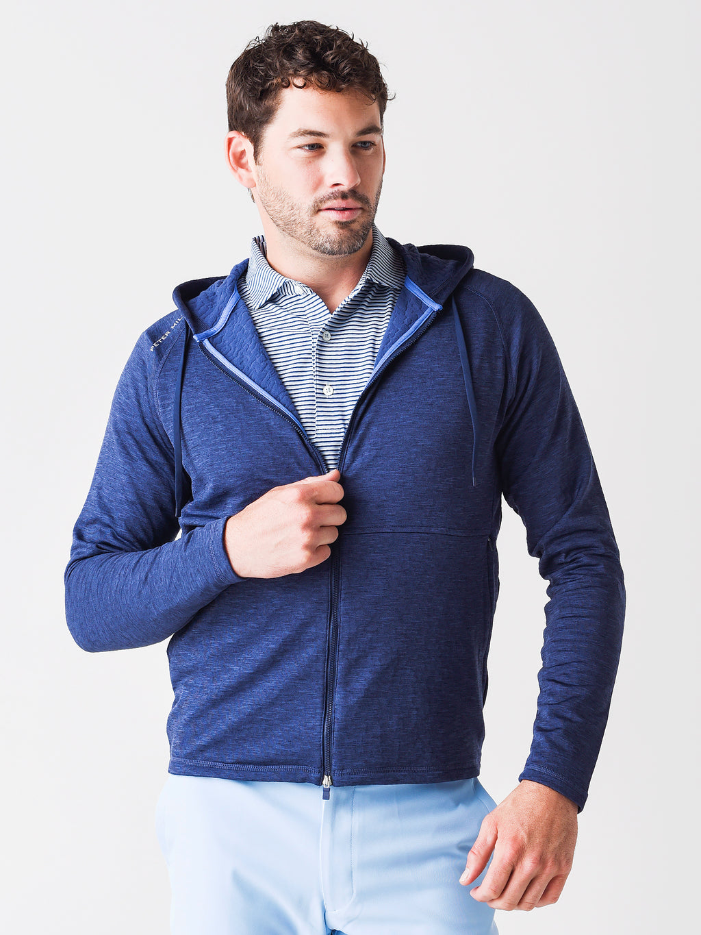Peter Millar Active Men's Apollo Performance Hoodie - Saint Bernard