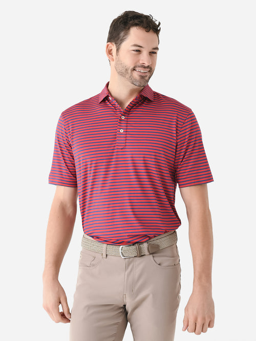 Saint Bernard Men's Miller Stripe Performance Polo - Saint Bernard