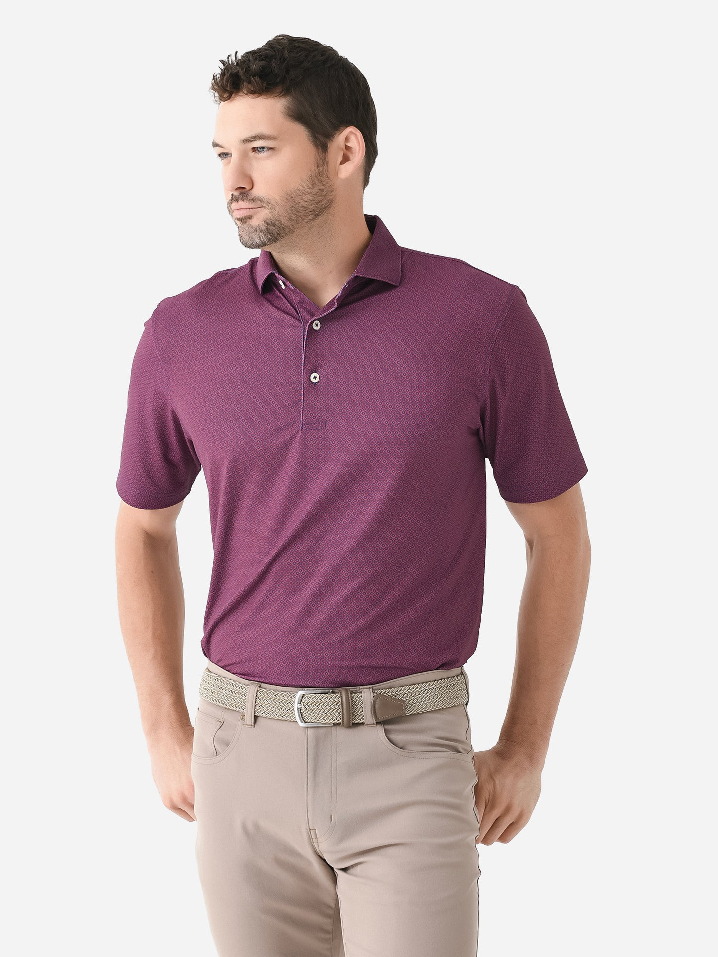 Saint Bernard Men's Teddy Performance Polo - Saint Bernard