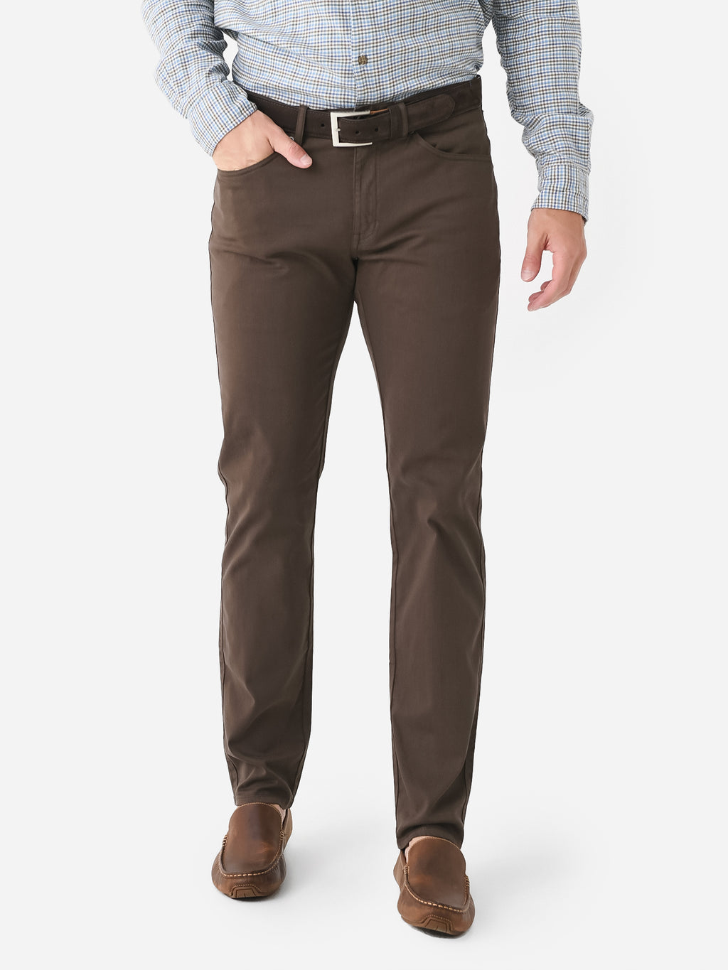 Peter Millar Crown Men's Ultimate Sateen Five-Pocket Pant - Saint Bernard