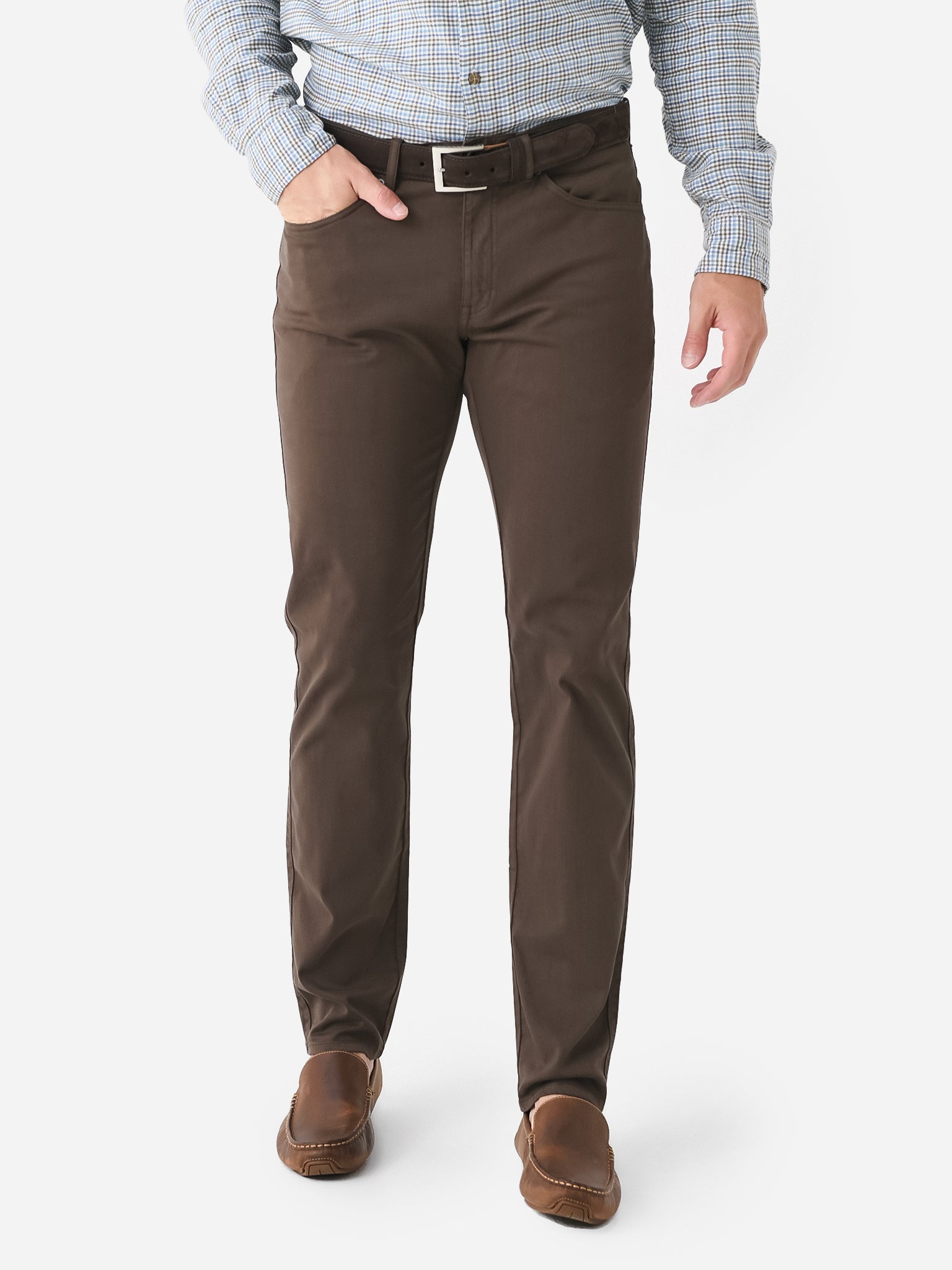 Peter Millar Crown Men's Ultimate Sateen Five-Pocket Pant - Saint Bernard