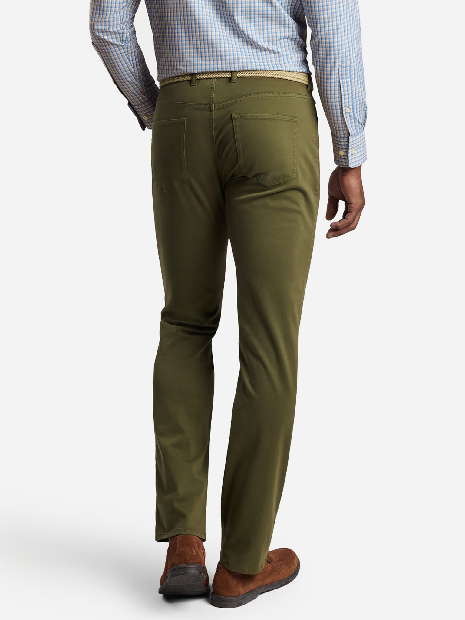 Peter Millar Crown Men's Ultimate Sateen Five-Pocket Pant - Saint Bernard