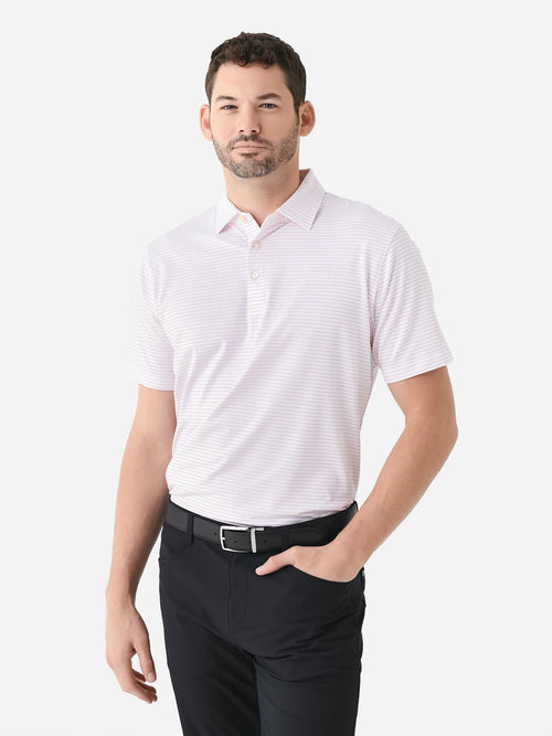 Peter Millar Crown Sport Men's Hemlock Performance Jersey Polo