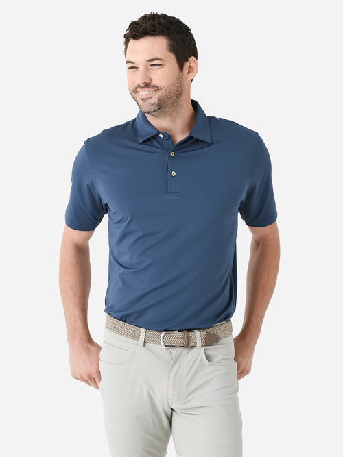 Peter Millar Crown Sport Men's Jubilee Stripe Performance Jersey Polo