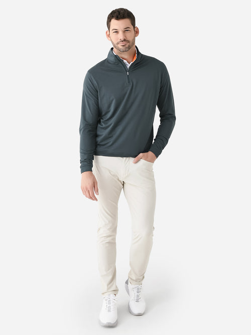 Peter Millar Crown Sport Men's Perth Mélange Performance Quarter-Zip