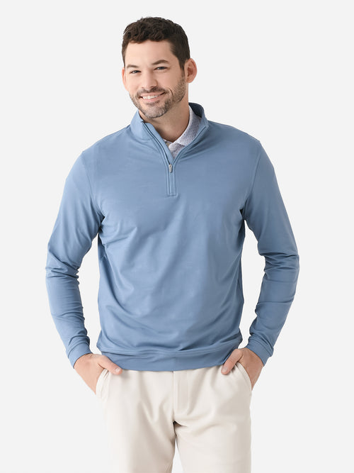 Peter Millar Crown Sport Men's Perth Camo Performance Quarter-Zip