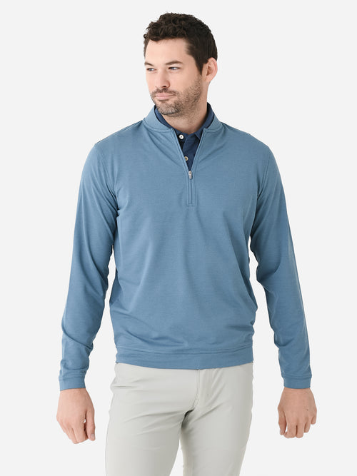 Peter Millar Crown Sport Men's Ross Performance Baseball Collar Quarter-Zip