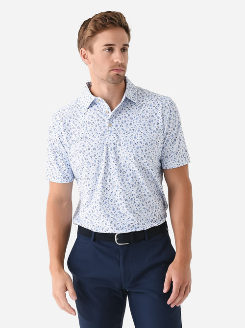 Peter Millar Crown Sport Men's Rodeo Performance Mesh Polo