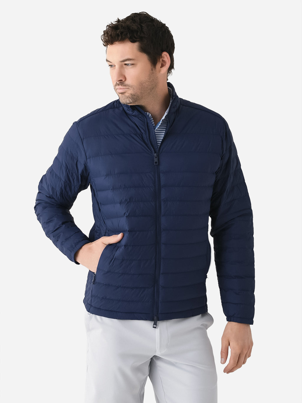 Peter Millar Crown Sport Men's All Course Jacket - Saint Bernard