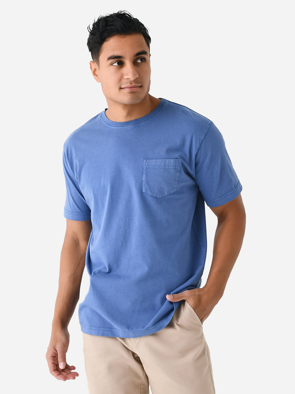 Peter Millar Crown Men's Lava Wash Pocket Tee - Saint Bernard