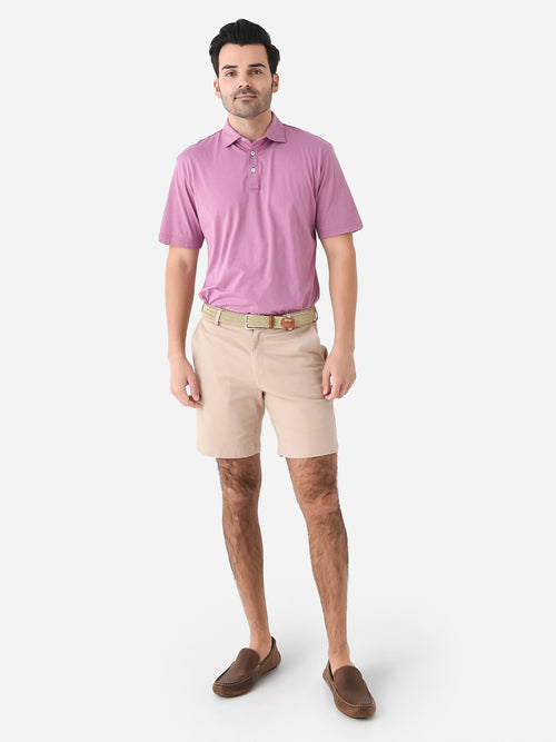 Peter Millar Crown Men's Pilot Mill Halifax Stripe Short Sleeve Polo