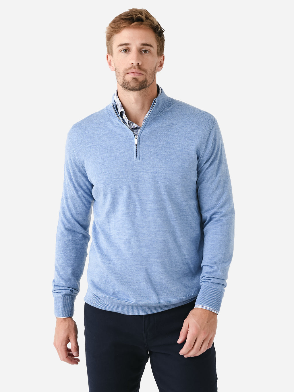 Peter Millar Crown Men's Autumn Crest Quarter-Zip - Saint Bernard