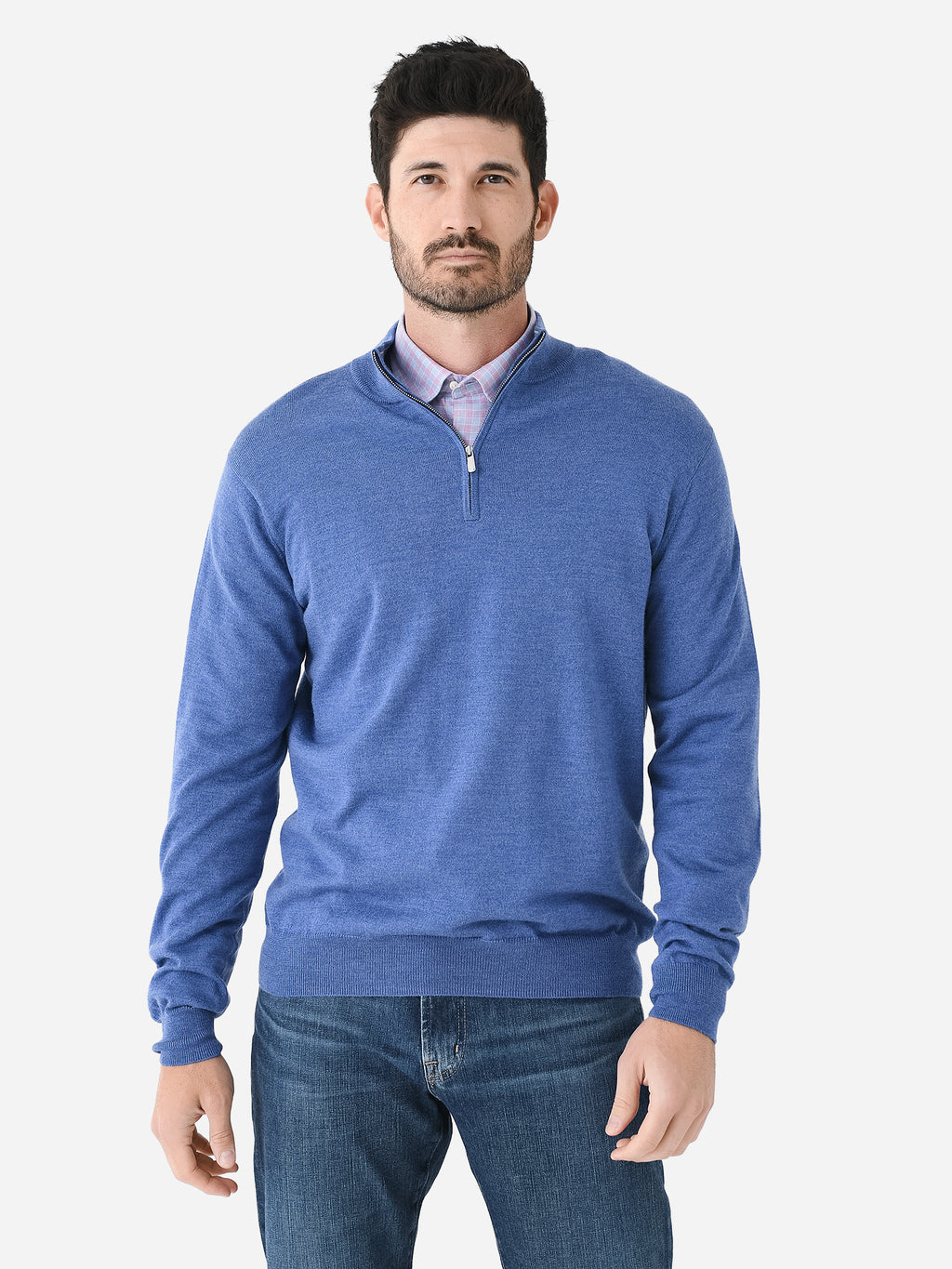 Peter Millar Crown Men's Autumn Crest Quarter-Zip - Saint Bernard