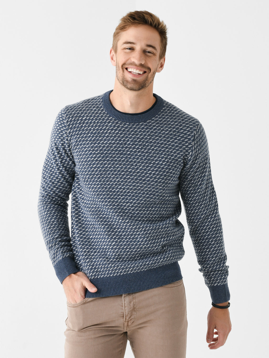 Peter Millar Crown Men's Oslo Norwegian Crew - Saint Bernard