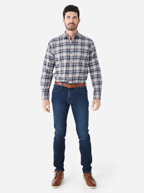 Peter Millar Crown Men's Iron Way Cotton Sport Shirt