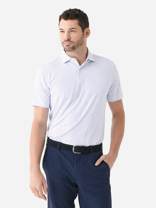 Peter Millar Crown Crafted Men's Espresso Martinis Performance Jersey Polo