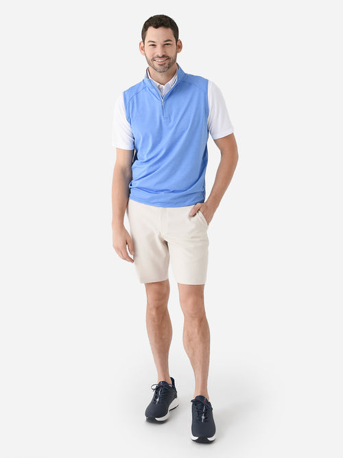 Peter Millar Crown Crafted Men's Stealth Performance Quarter-Zip Vest