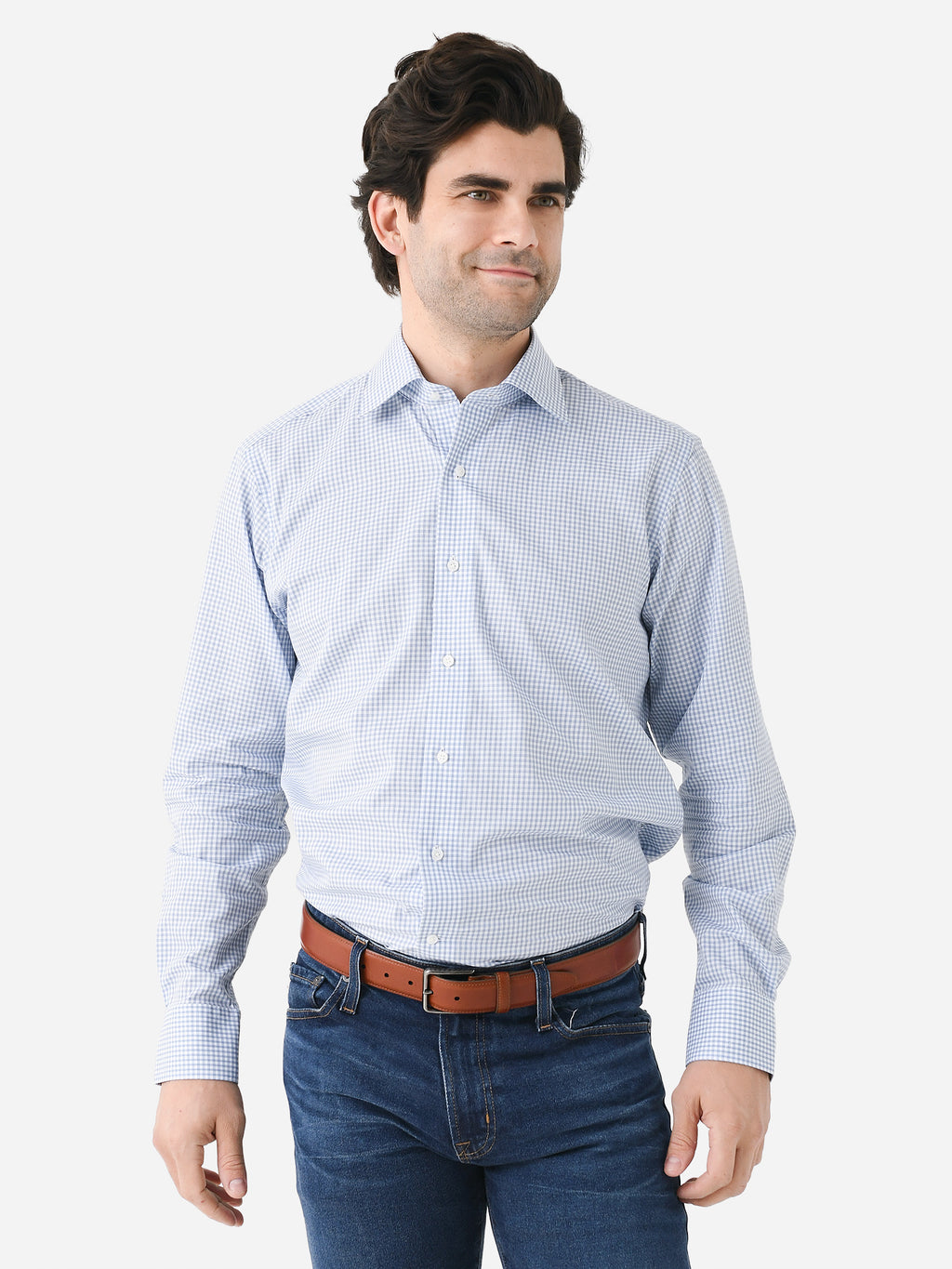 Peter Millar Crown Crafted Men's Francis Cotton Sport Shirt - Saint Bernard
