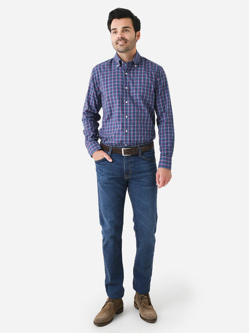 Peter Millar Crown Crafted Men's Andre Winter Soft Twill Sport Shirt