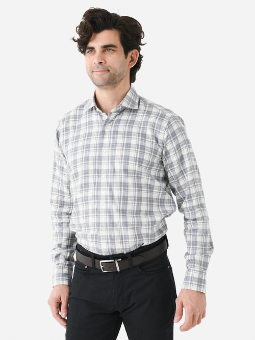 Peter Millar Crown Crafted Men's Calcolo Italian Flannel Sport Shirt
