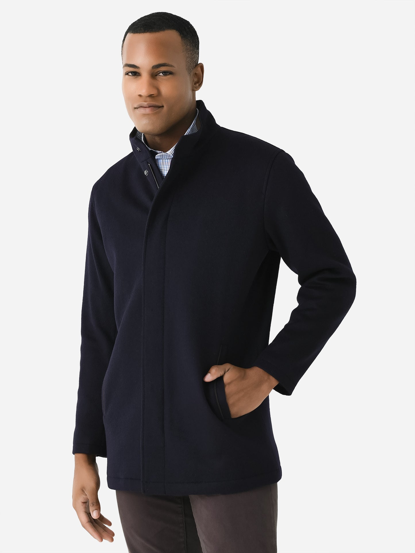 Peter Millar Crown Men's Crown Flex Fleece City Coat - Saint Bernard