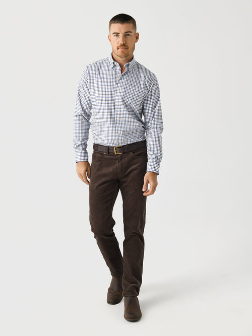 Peter Millar Crown Men's Superior Soft Corduroy Five-Pocket Pant