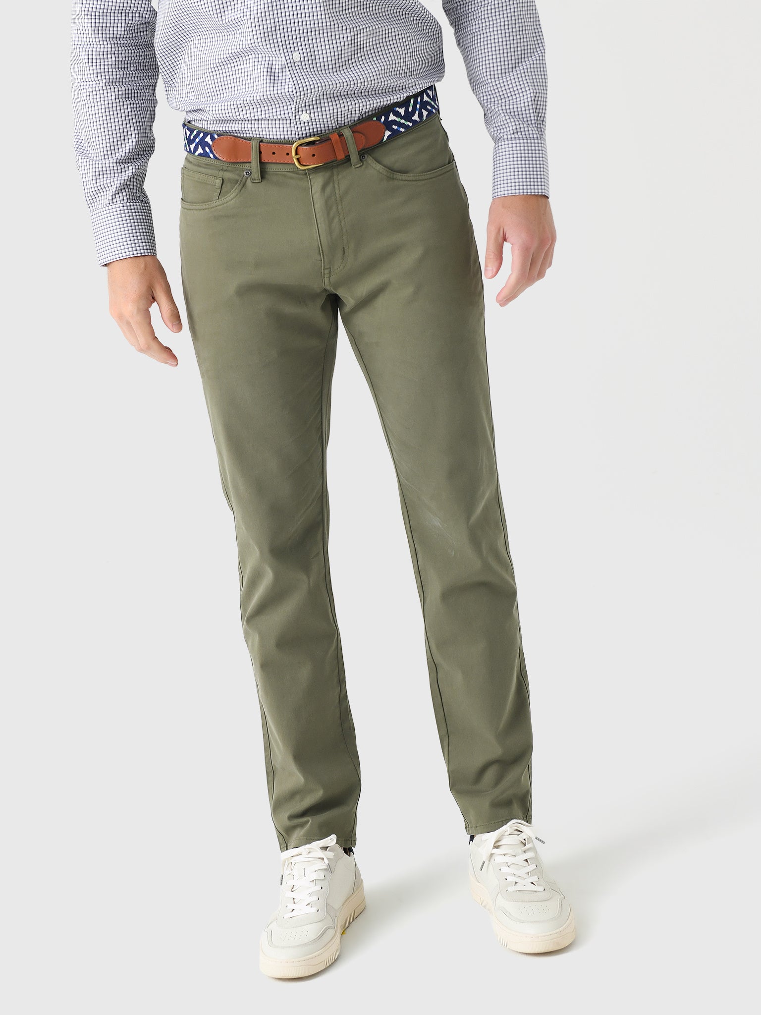 Peter Millar Crown Men's Signature Sateen Five-Pocket Pant - Saint Bernard