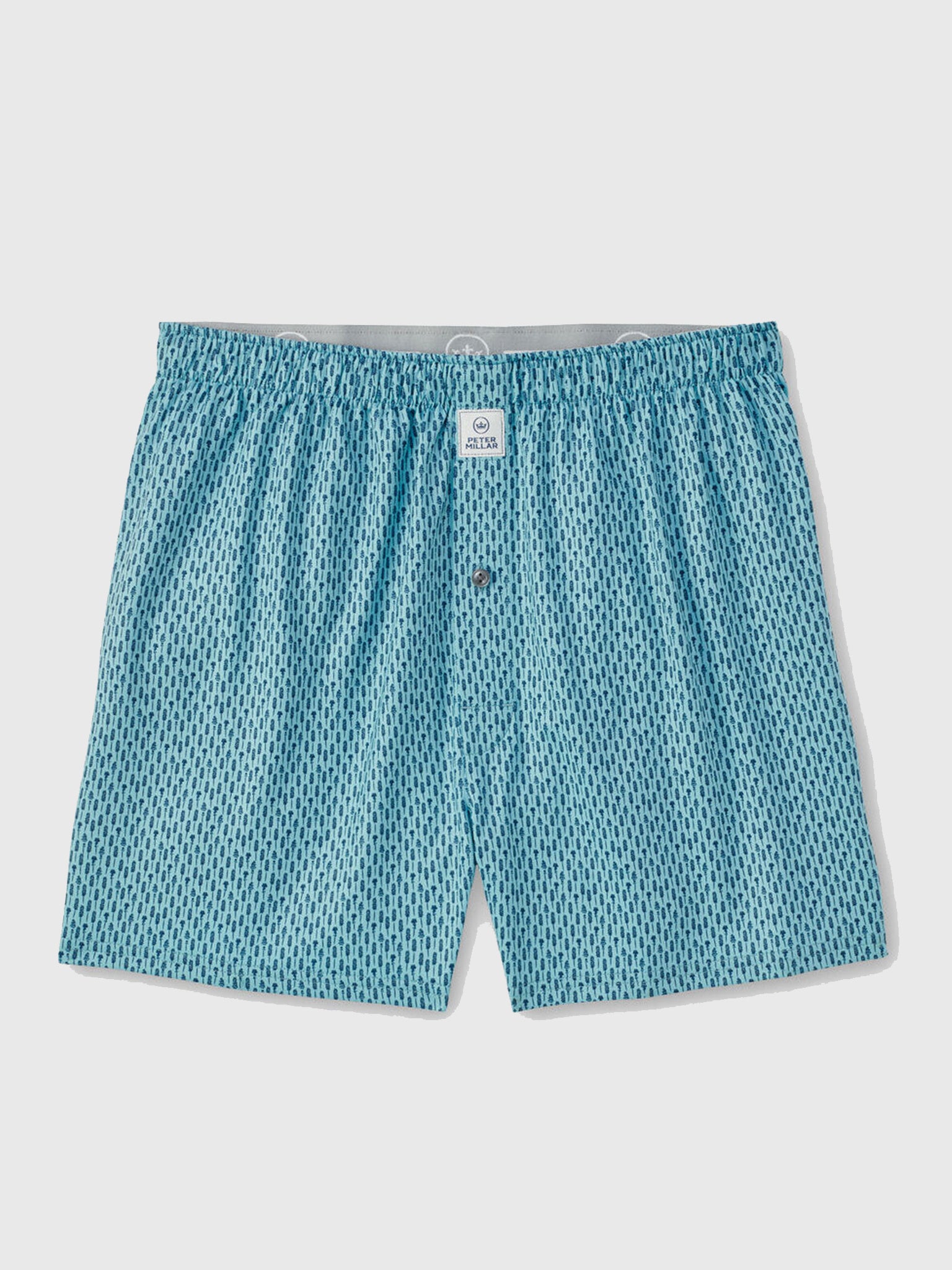 Peter Millar Crown Sport Men's Lavender Fields Performance Boxer Short - Saint Bernard