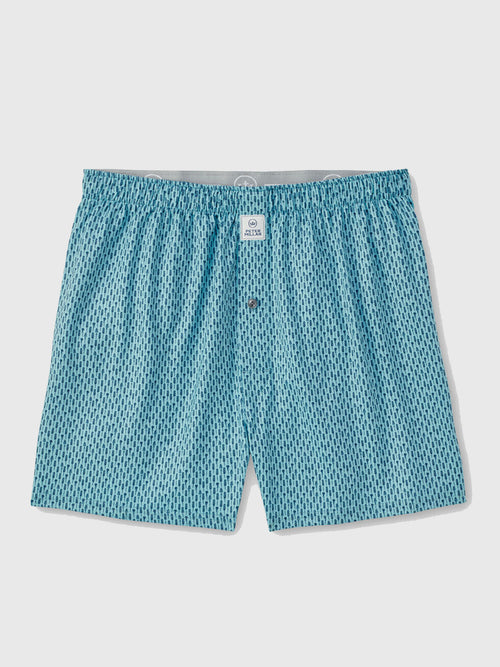 Peter Millar Crown Sport Men's Lavender Fields Performance Boxer Short