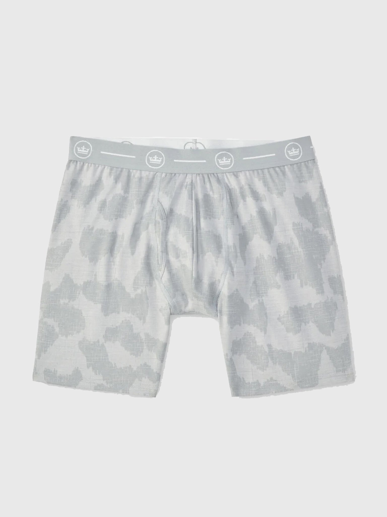 Peter Millar Crown Sport Men's Windowpane Camo Performance Boxer Brief - Saint Bernard