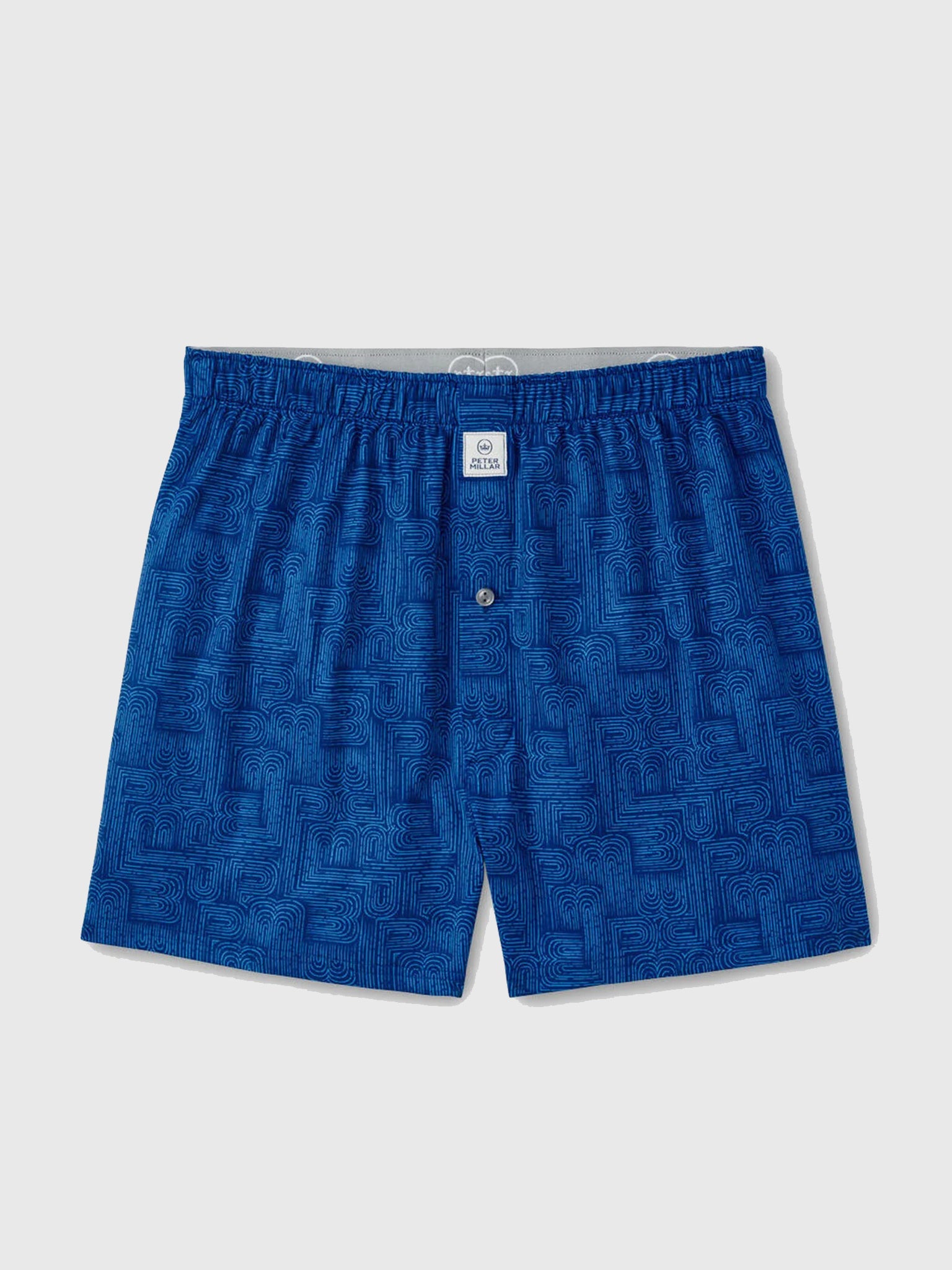 Peter Millar Crown Sport Men's PM Maze Performance Boxer Short - Saint Bernard