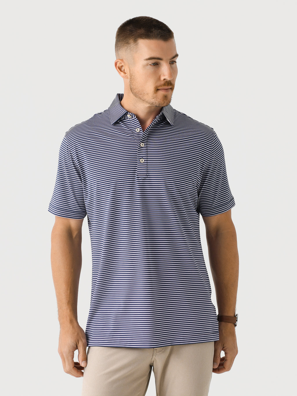 Peter Millar Crown Sport Men's Chatham Performance Jersey Polo - Saint Bernard