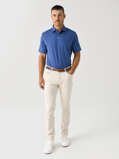 Peter Millar Crown Sport Men's Hemlock Performance Jersey Polo