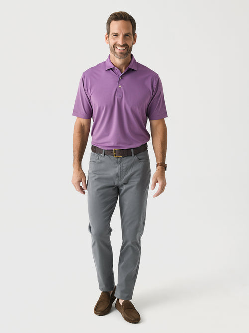 Peter Millar Crown Sport Men's Jubilee Stripe Performance Polo