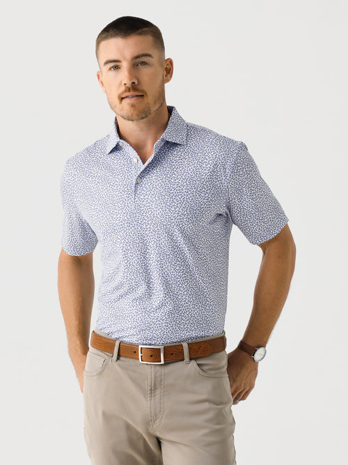 Peter Millar Crown Sport Men's Mahi Mahi Performance Jersey Polo