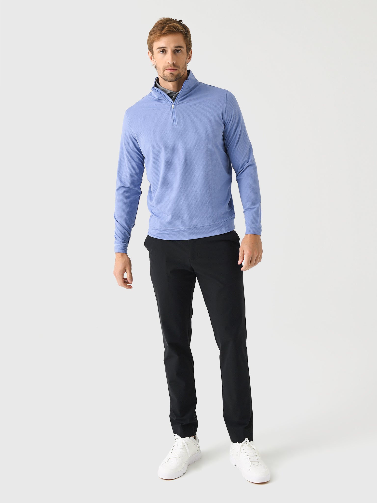 Peter Millar Crown Sport Men's Perth Cross Hatch Performance