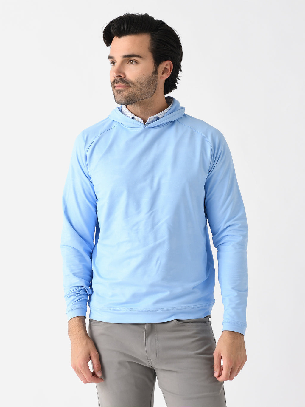 Peter Millar Crown Sport Men's Pine Camo Performance Hoodie - Saint Bernard