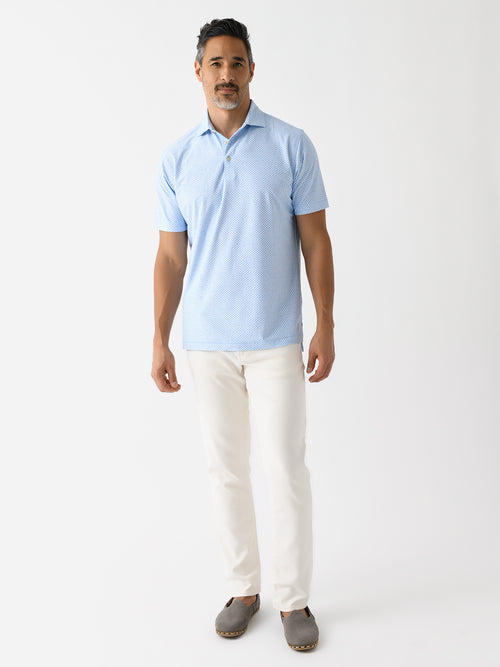 Peter Millar Crown Sport Men's Grill And Chill Performance Mesh Polo