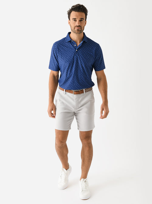 Peter Millar Crown Sport Men's Fairway Par-Tee Performance Mesh Polo