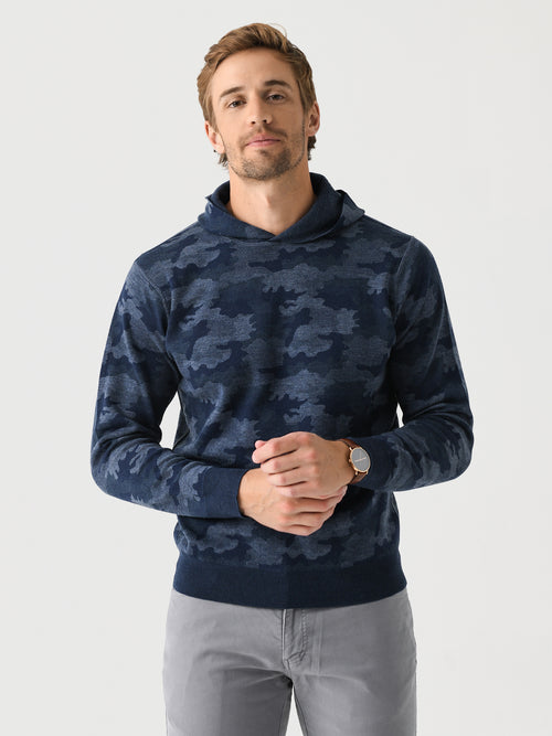 Peter Millar Crown Men's Reversible Camo Popover Hoodie