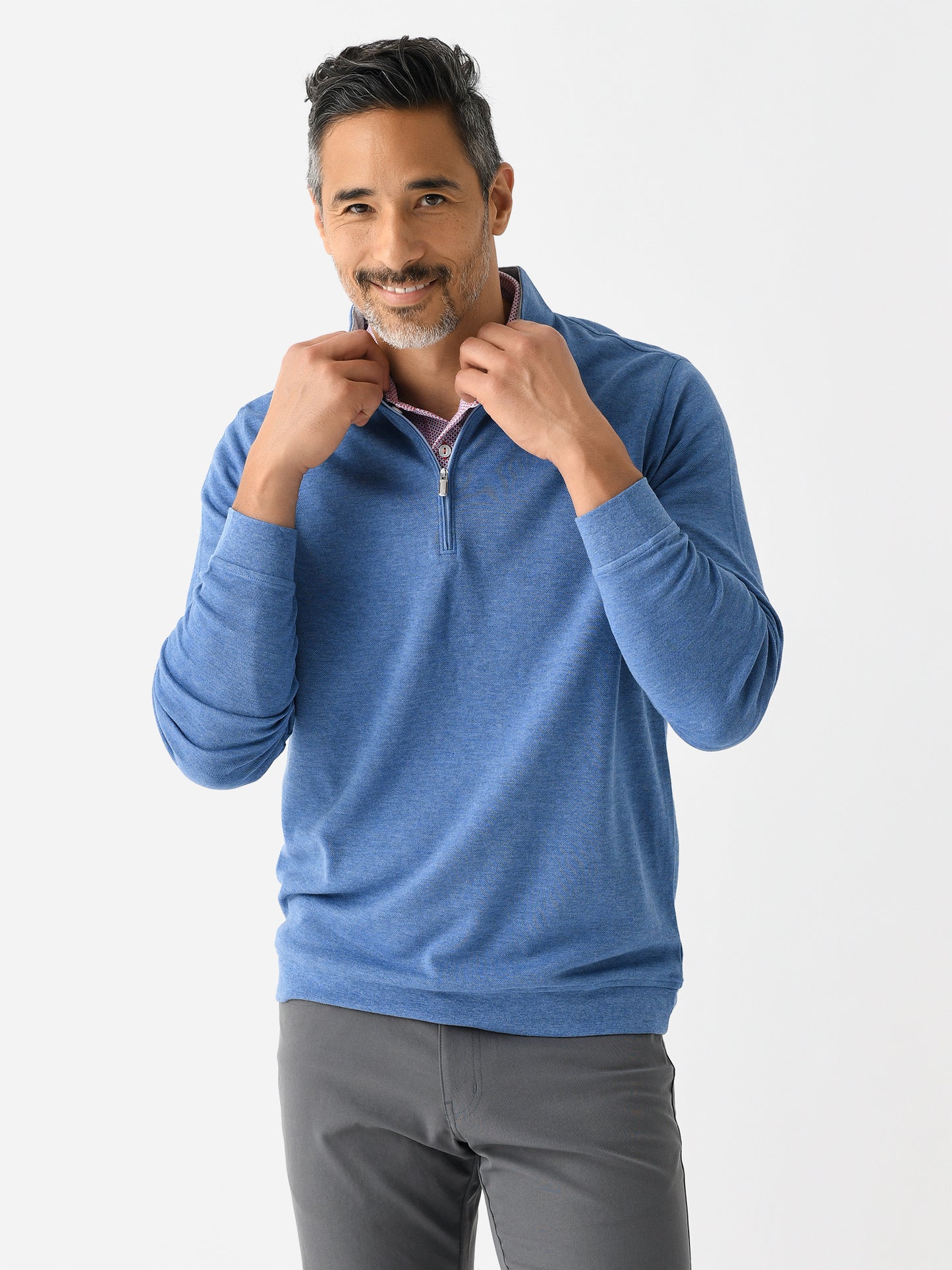 Peter Millar Crown Men's Crown Comfort Pullover - Saint Bernard