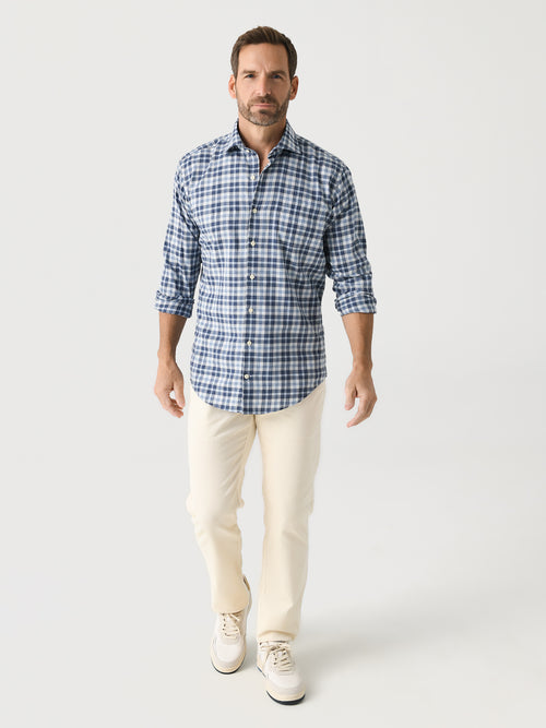Peter Millar Crown Men's Brooks Summer Soft Cotton Sport Shirt
