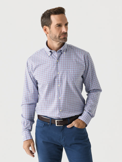 Peter Millar Crown Men's Albert Crown Lite Cotton-Stretch Sport Shirt